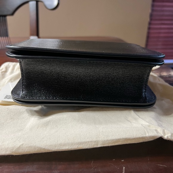 Tory Burch Eleanor distressed small convertible bag black NEW - Picture 10 of 12